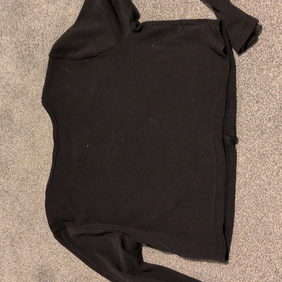 Aritzia Sunday Best Black Cropped Cardigan Size Large - Picture 6 of 6